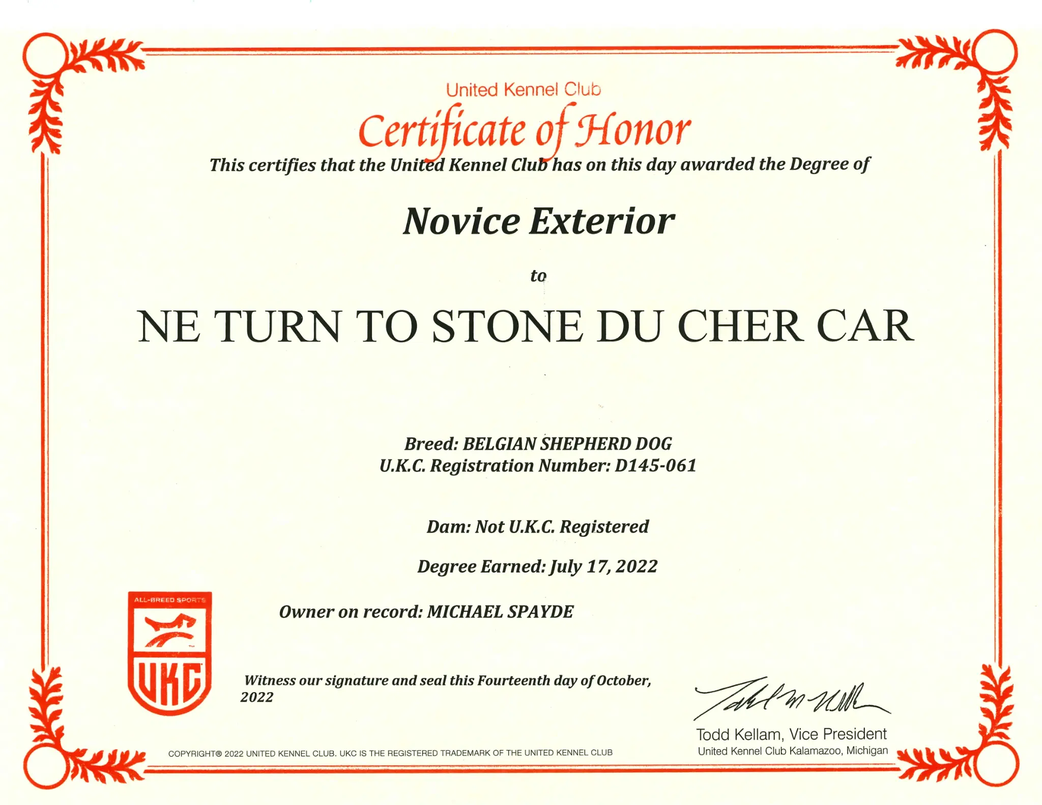 Novice Exterior (NE)